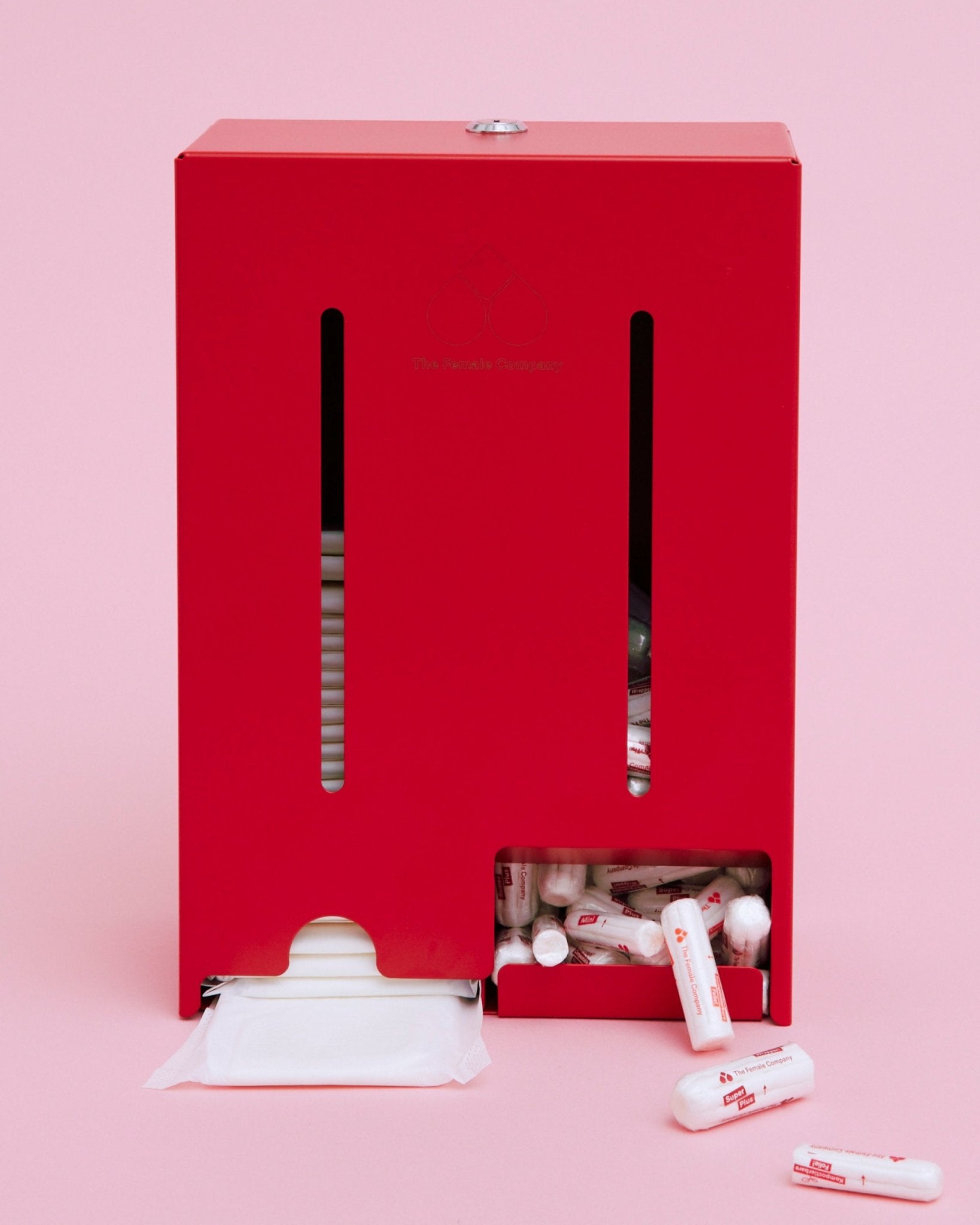 the-female-company-tampon-und-bindenspender-edelstahl-inkl-200-bio-tampons-40-bi image 3