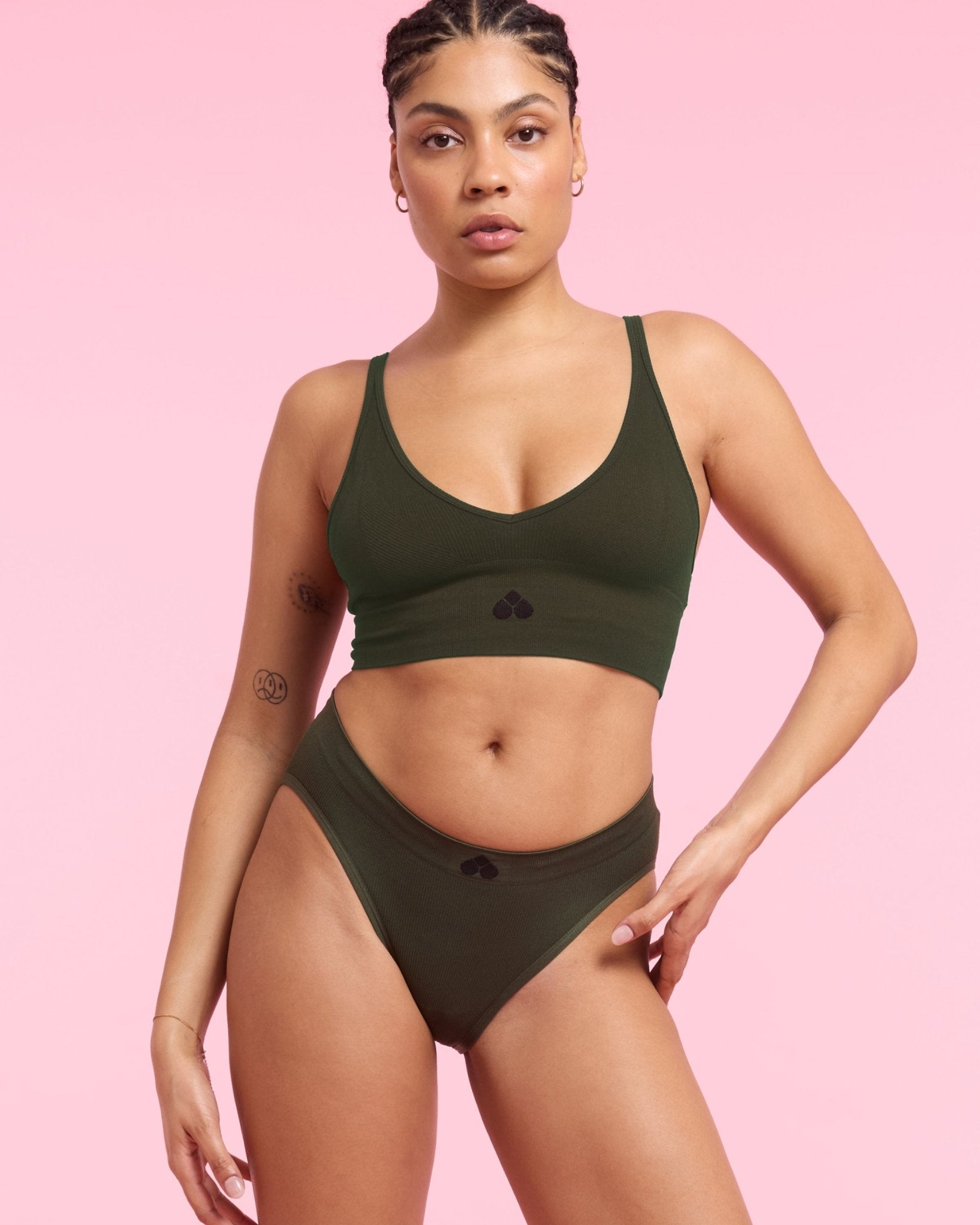 the-female-company-seamless-rib-bralette-extra-strong-slip-set image 5