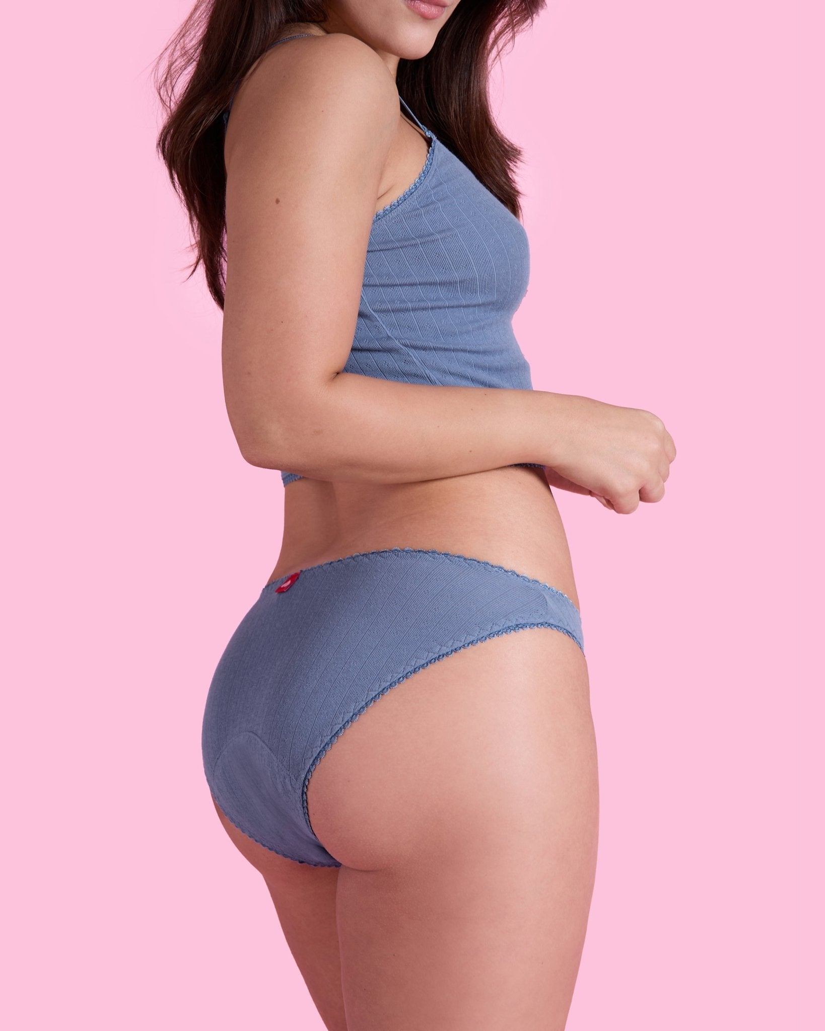 the-female-company-pointelle-set-cropped-top-slip-extra-strong image 2