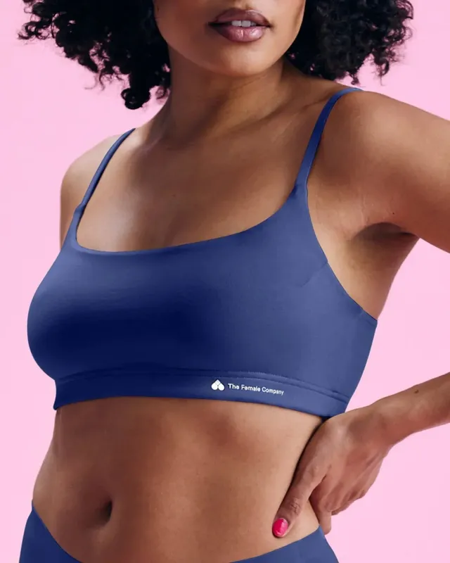 the-female-company-bralette-seamless-sodalite-blue image 1