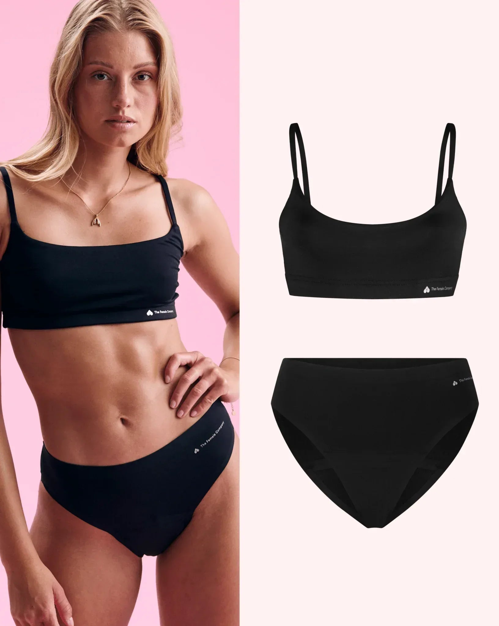 the-female-company-set-seamless-bralette-slip-extra-strong image 1