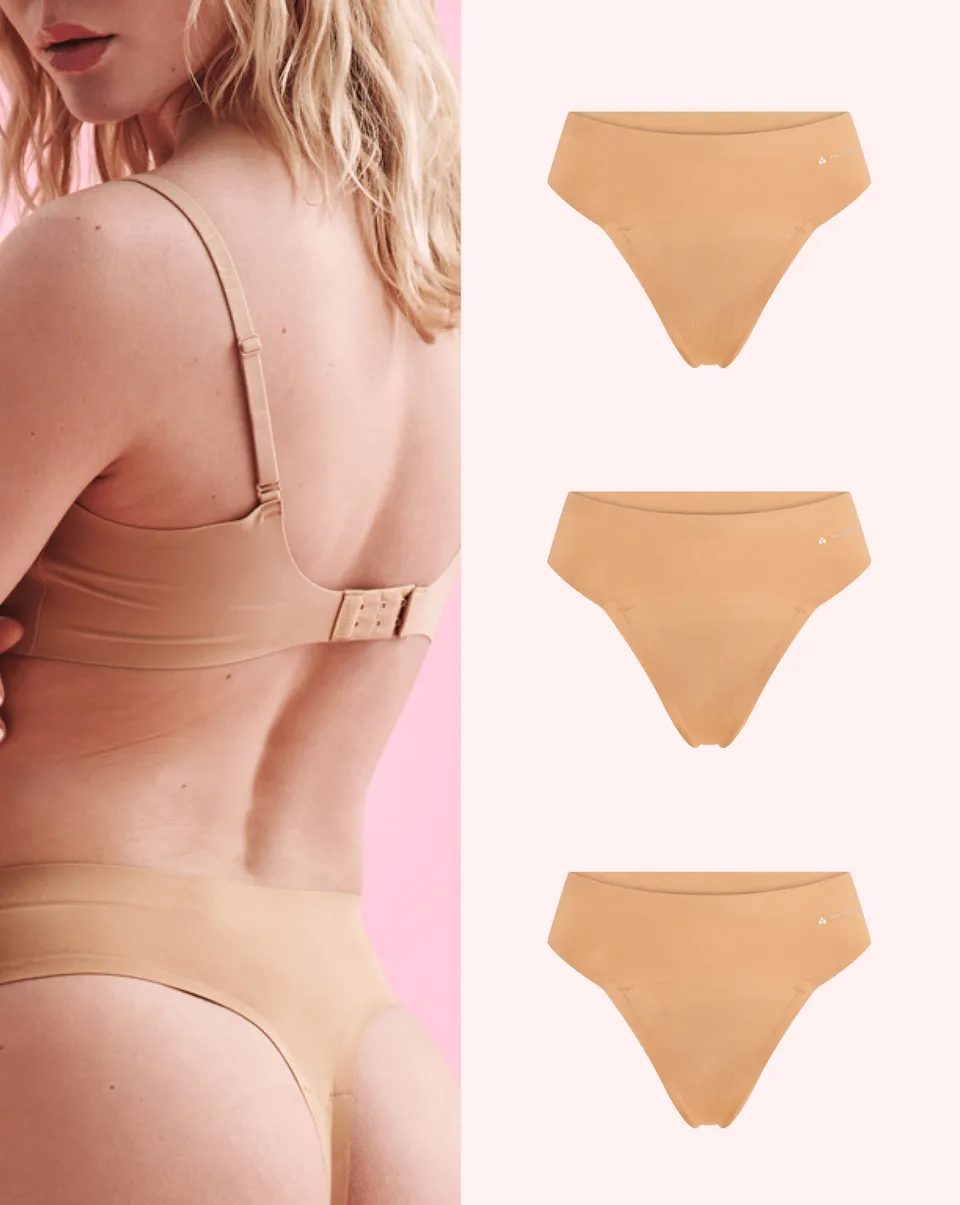 the-female-company-seamless-tanga-3er-multipack-schwarz image 1