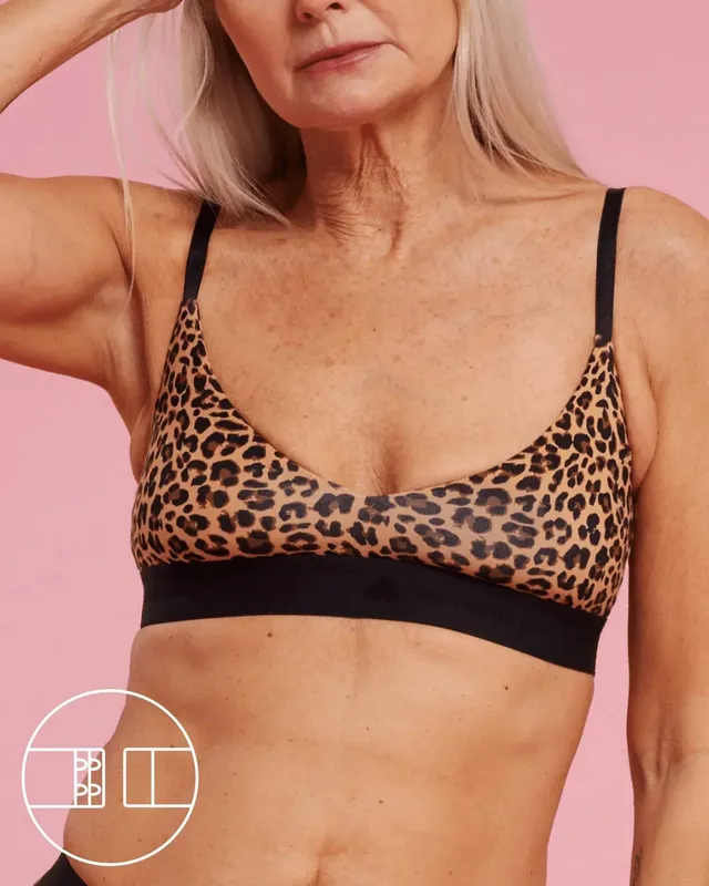 the-female-company-bralette-v-shape-leo-basic-cotton image 1