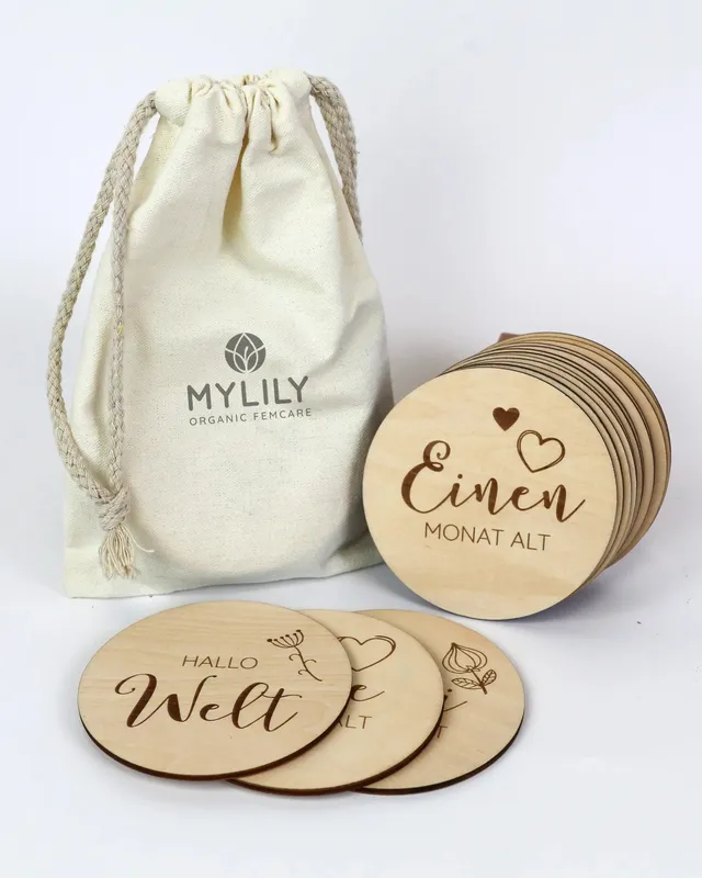 mylily-meilensteine-holz-15-karten-baby-erstes-jahr image 1
