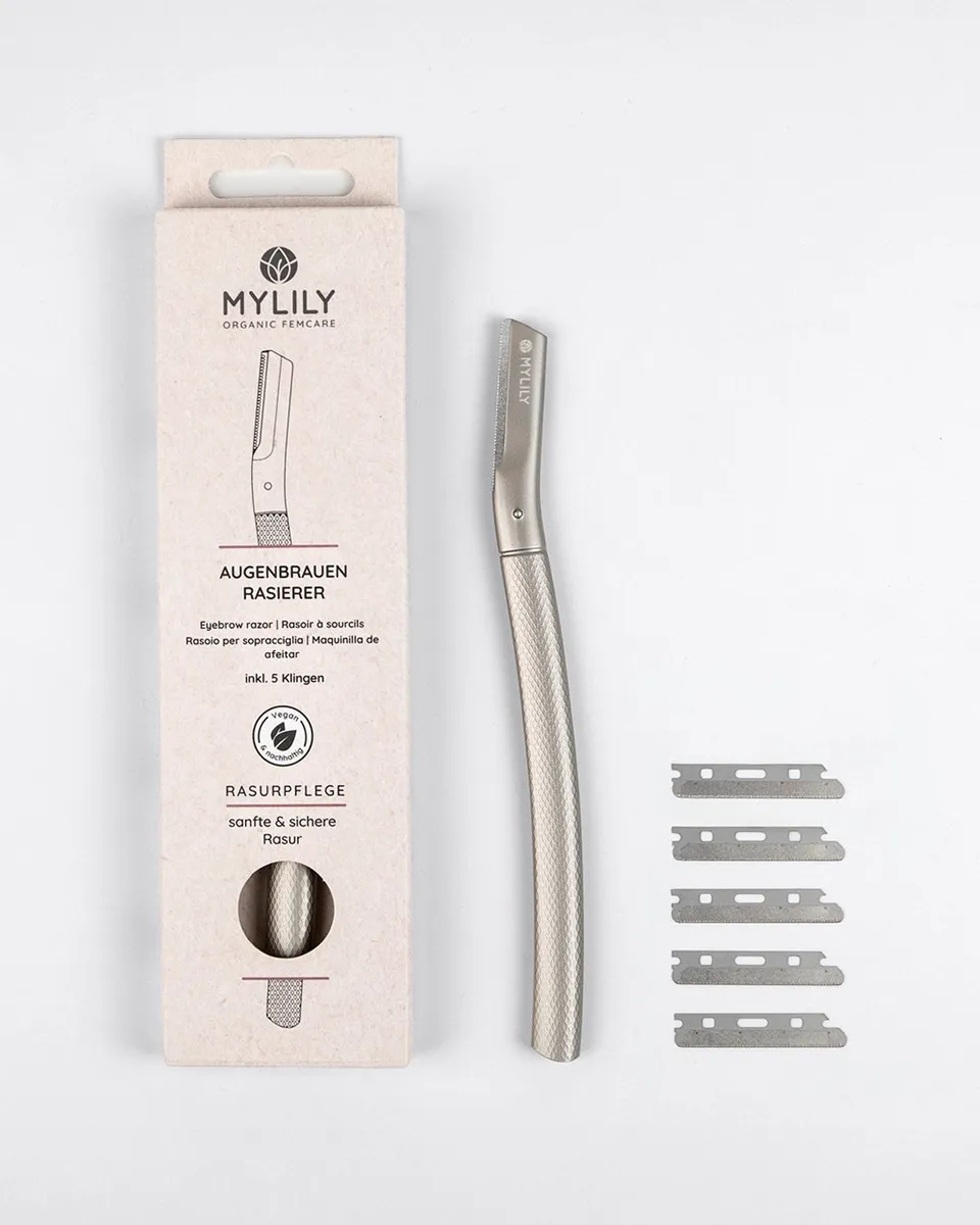 mylily-augenbrauen-rasierer-silber-inkl-5-klingen image 1