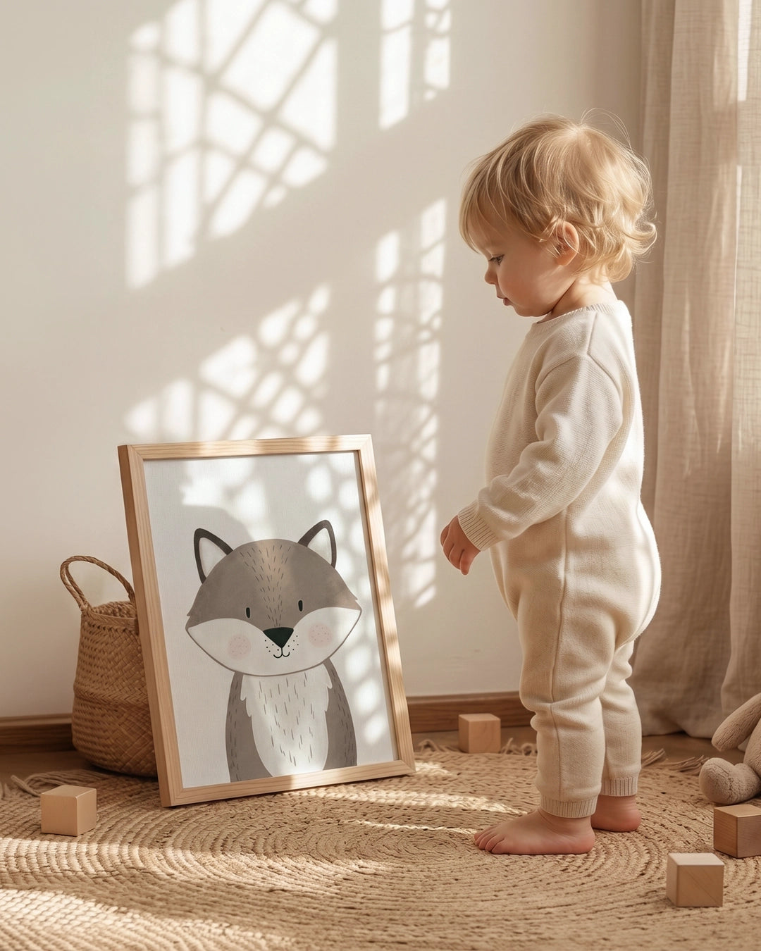 mylily-wild-animals-kinderzimmer-poster-set-b-r-fuchs-l-we-tiger-4er-set image 5