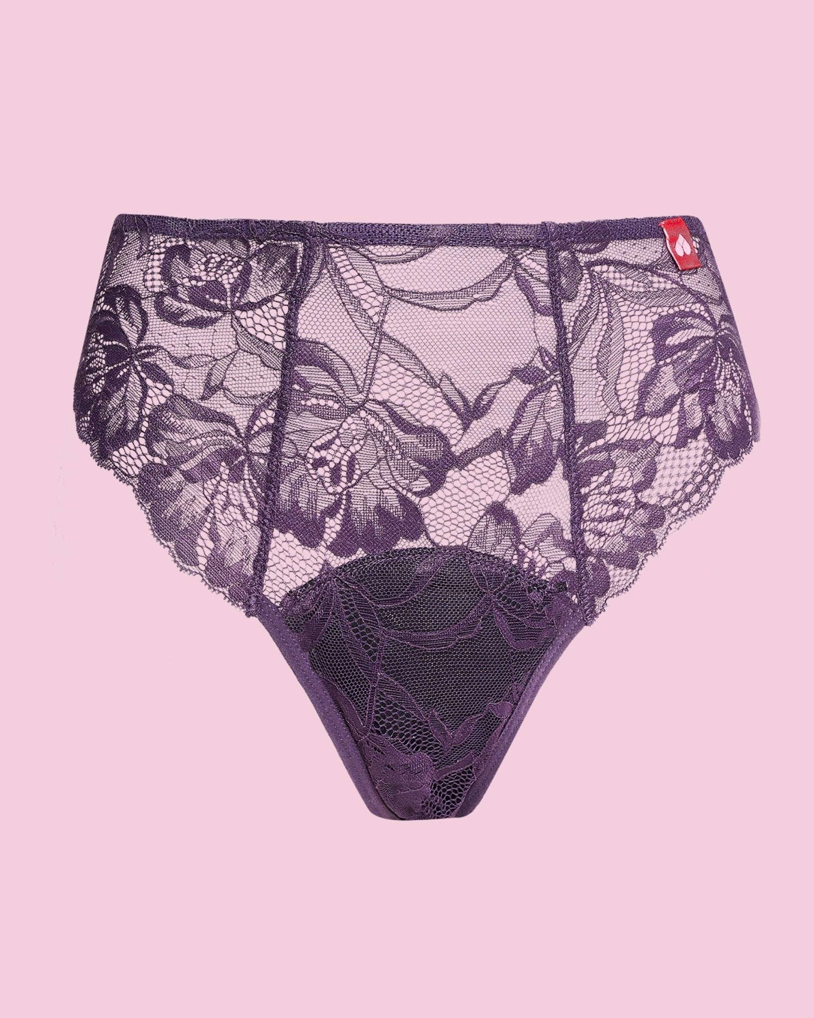 the-female-company-ultra-strong-high-waist-luxury-lace-period-panty image 2