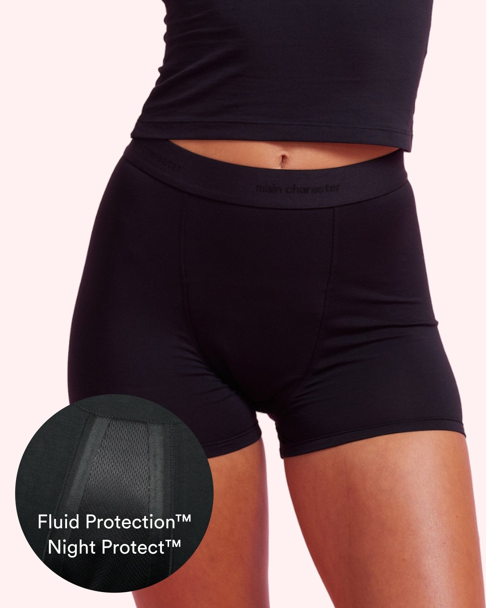 the-female-company-ultra-strong-sleep-shorts-periodenshorts-schwarz image 1