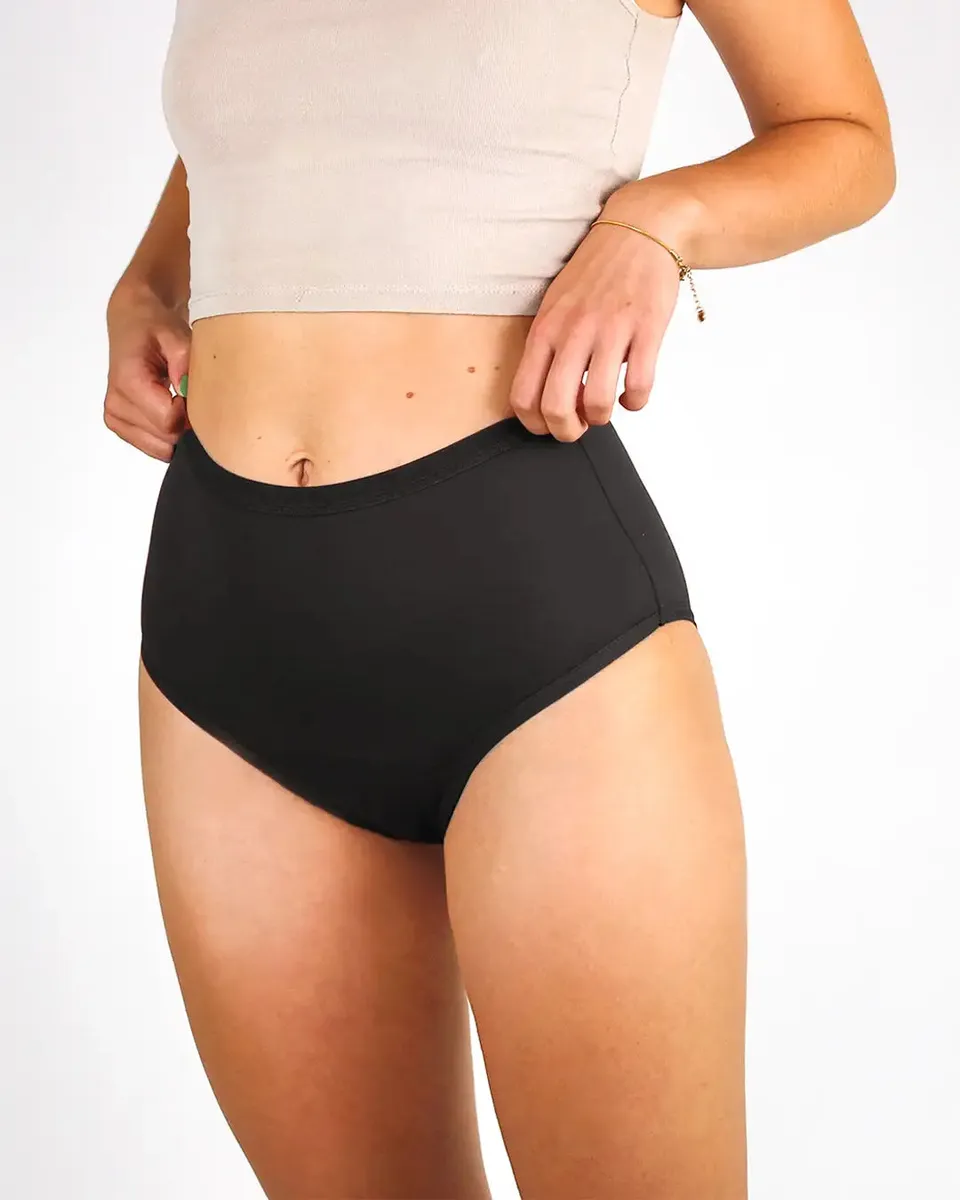 mylily-high-waist-schwarz-periodenunterw-sche-bio-baumwolle image 1