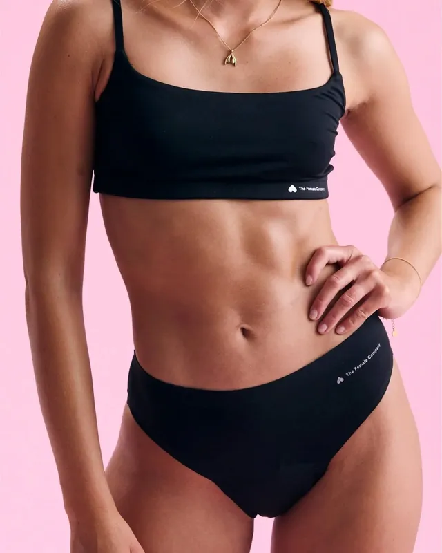 the-female-company-slip-seamless-naked-medium-period-panty-strong image 1