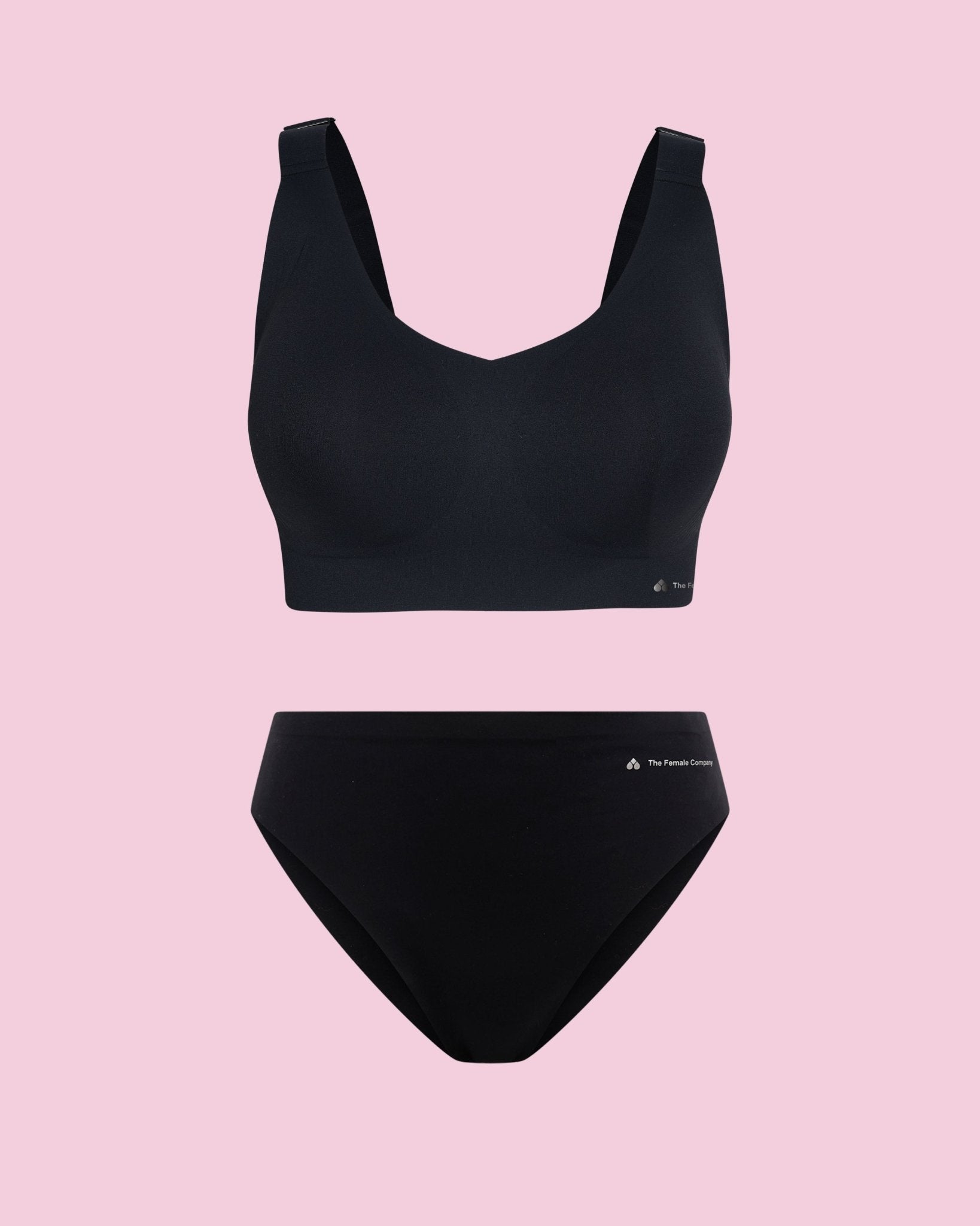 the-female-company-seamless-comfort-set-slip-bralette-support image 1