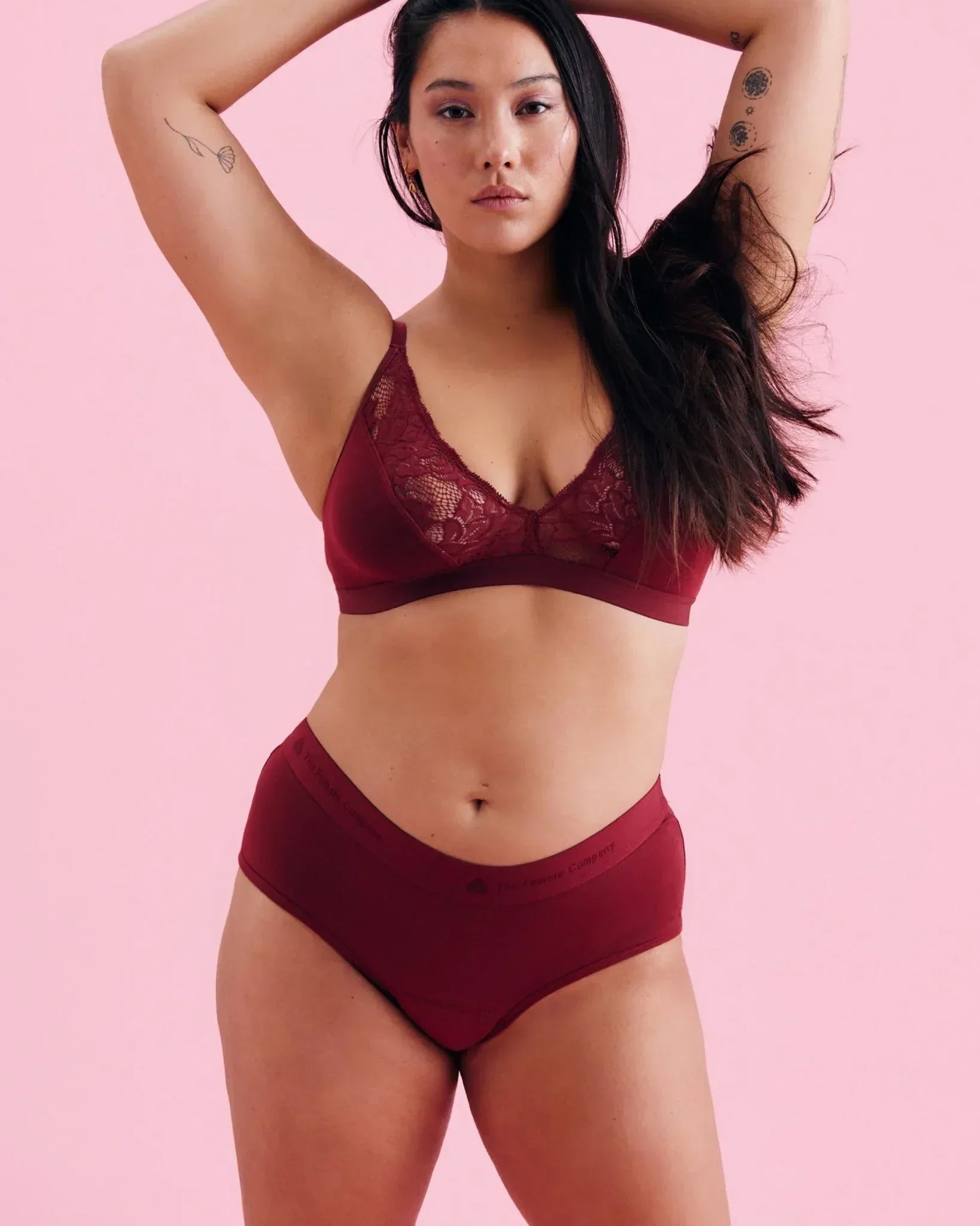 the-female-company-hipster-extra-strong-period-panty-cherry image 6