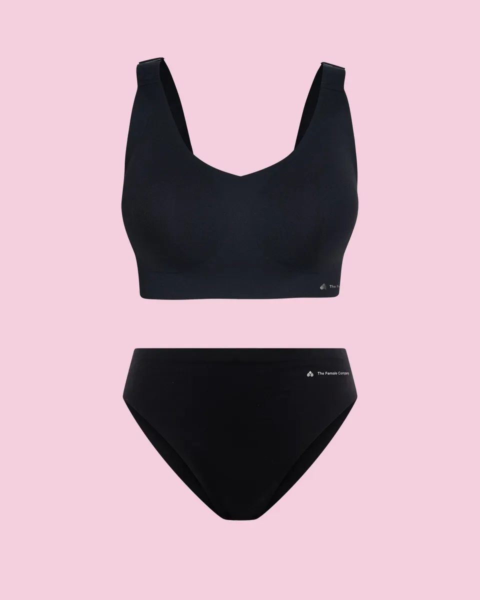 the-female-company-seamless-comfort-set-slip-bralette-support image 1
