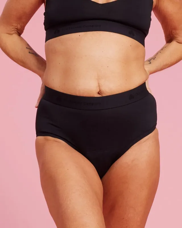 the-female-company-ultra-strong-high-waist-perioden-panty-bio-baumwolle-schwarz image 1