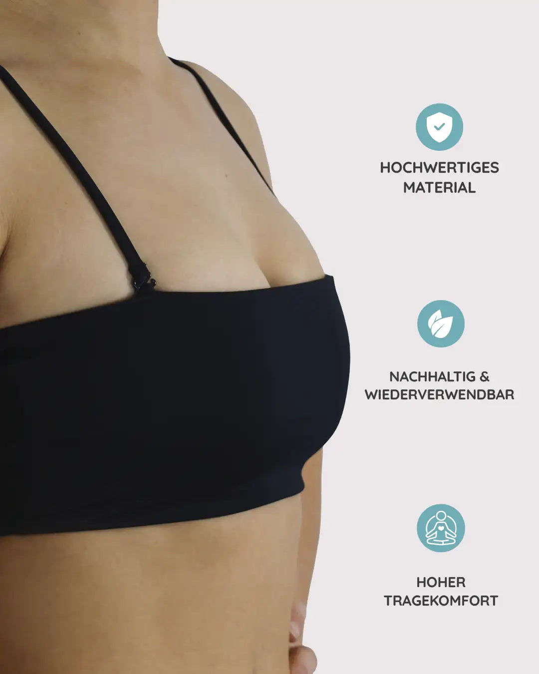 mylily-teens-bikini-oberteil-bandeau-schwarz image 3