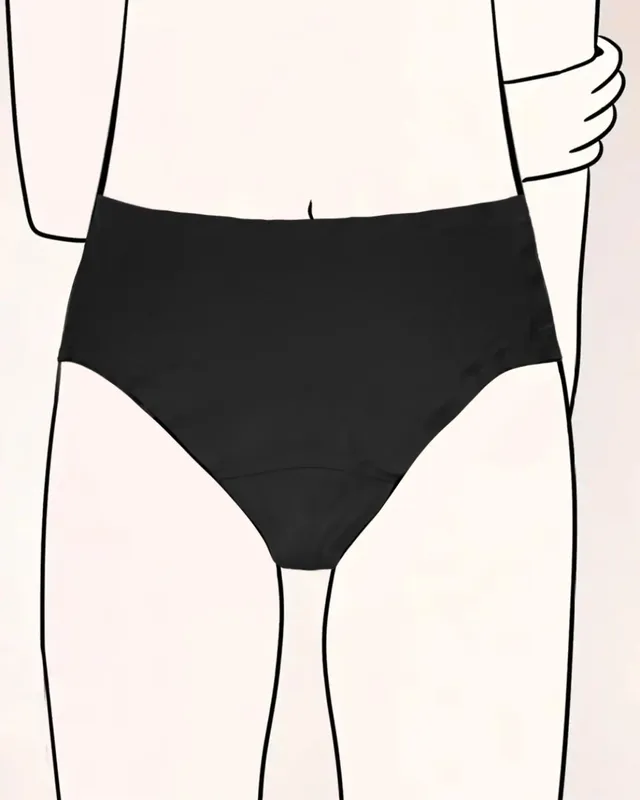 mylily-teens-high-waist-schwarz-periodenunterw-sche-f-r-teenager image 1