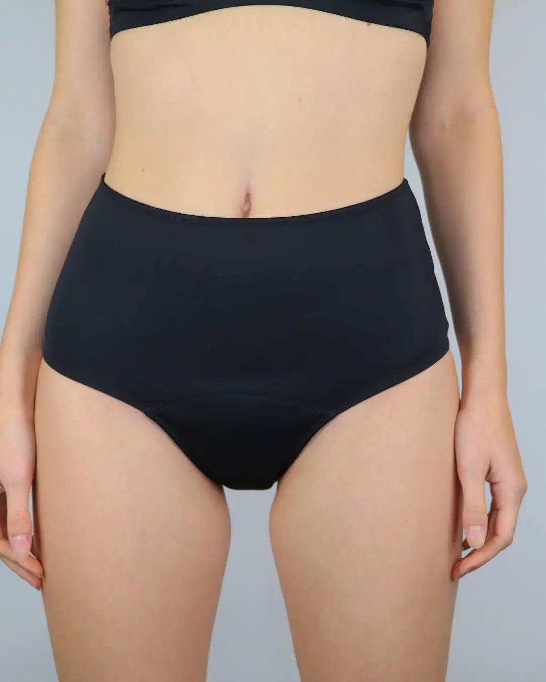 mylily-perioden-bikini-hose-high-waist-schwarz image 1