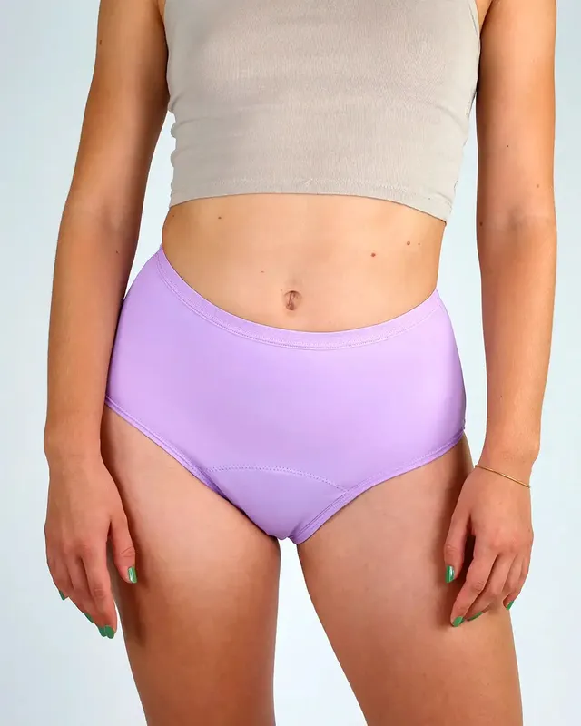mylily-high-waist-flieder-periodenunterw-sche-bio-baumwolle image 1