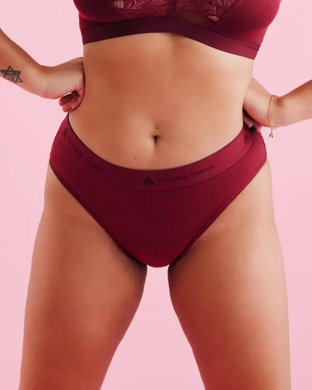the-female-company-ultra-strong-slip-cherry-period-panty image 1