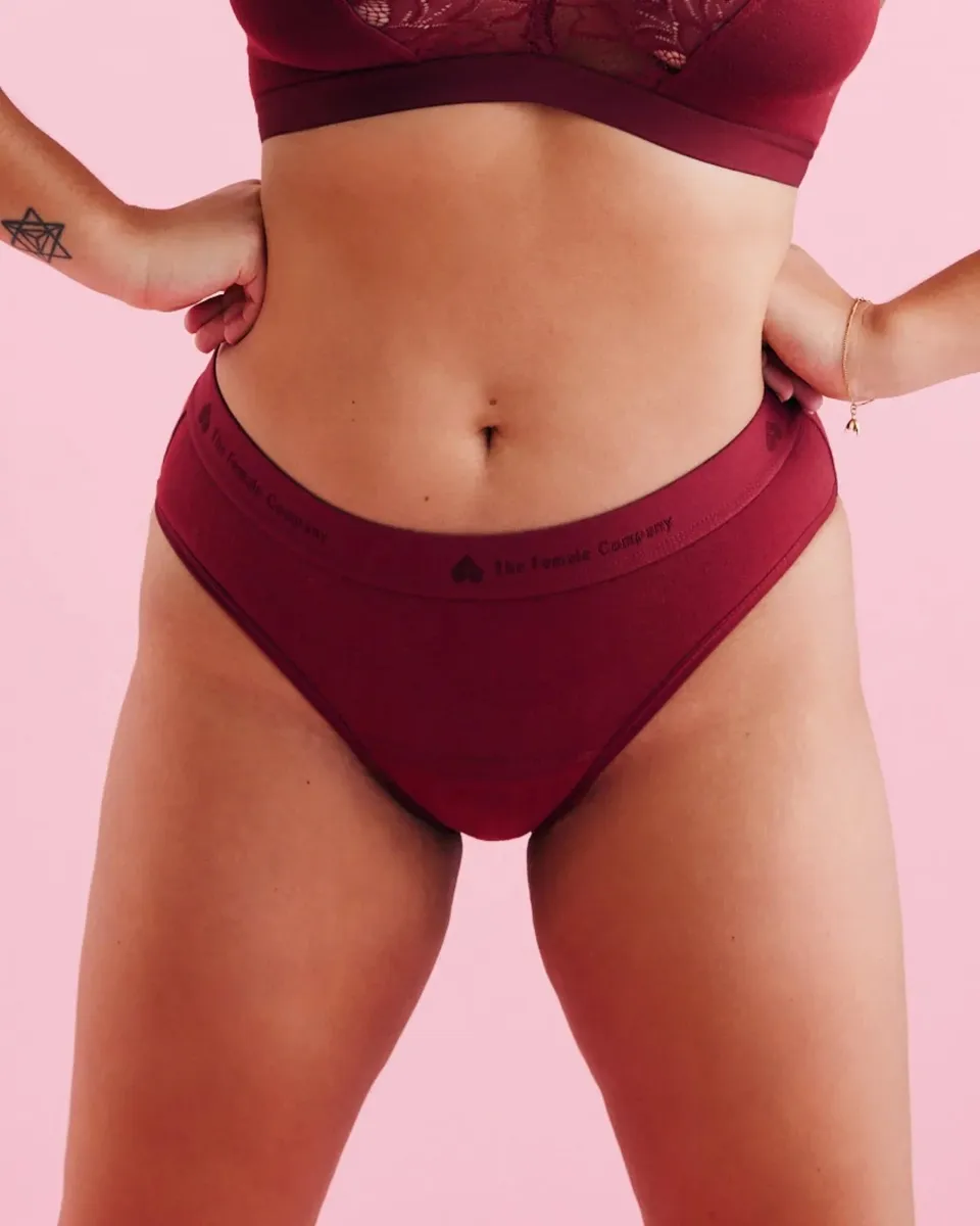 the-female-company-ultra-strong-slip-cherry-period-panty image 1