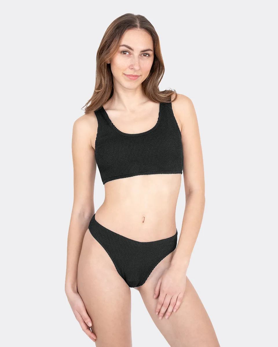 mylily-perioden-bikini-hose-v-shape-crinkle-schwarz image 1