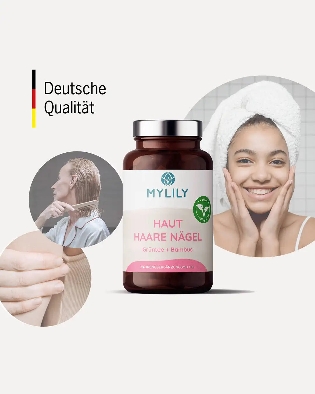 mylily-haut-haare-n-gel-kapseln-mit-b12-gr-ntee-bambus-nahrungserg-nzung image 5