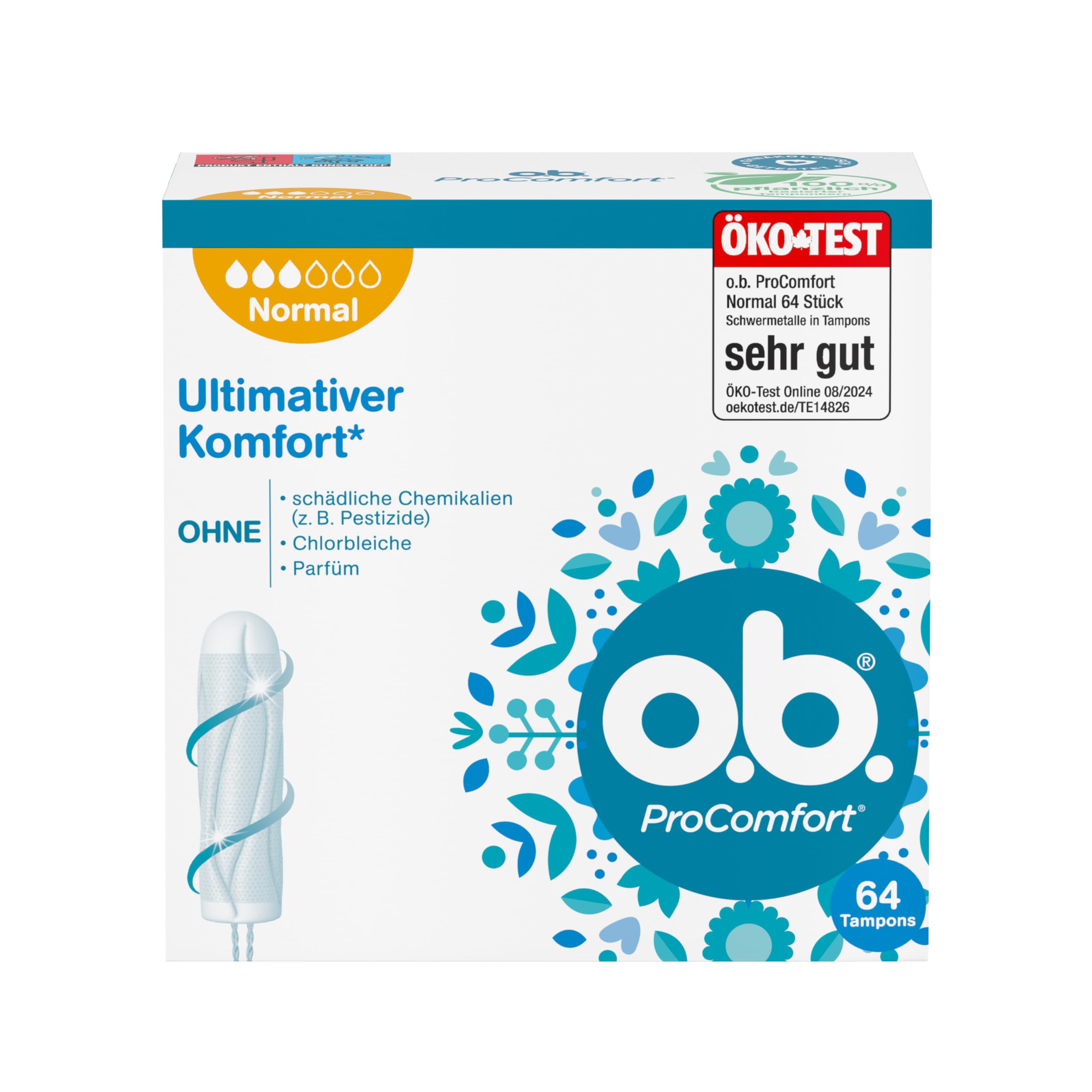 o-b-procomfort-normal-tampons-64-st-ck image 1
