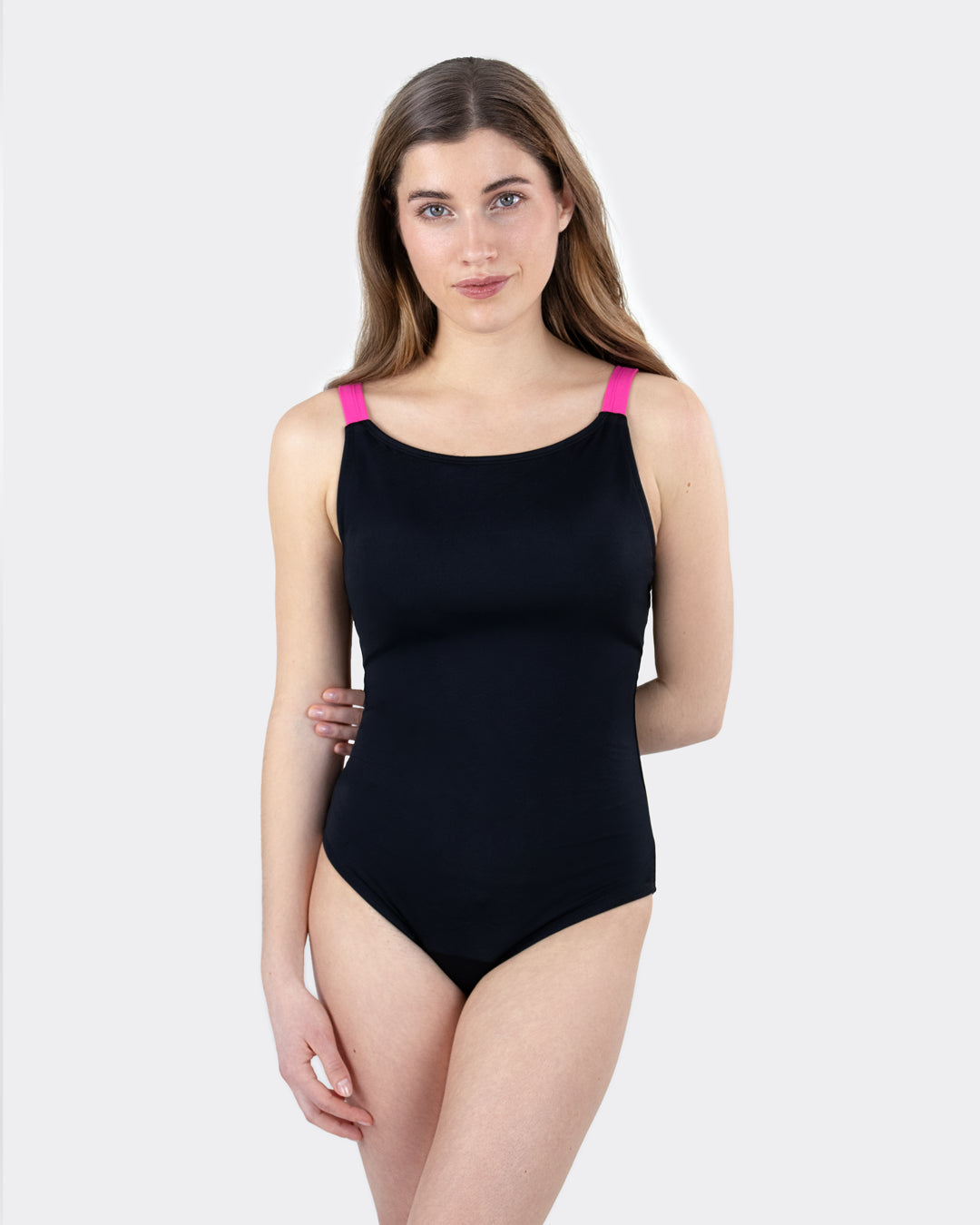 mylily-teens-perioden-badeanzug-gekreuzte-tr-ger-schwarz image 1