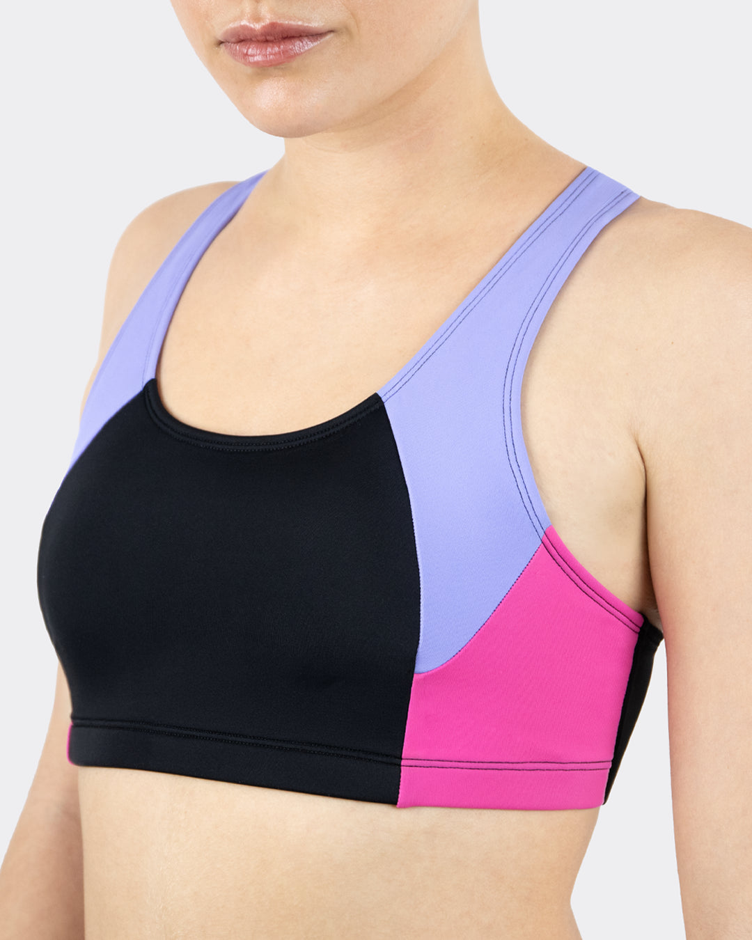 mylily-teens-bikini-oberteil-sportiv-lila-pink-racerback image 4