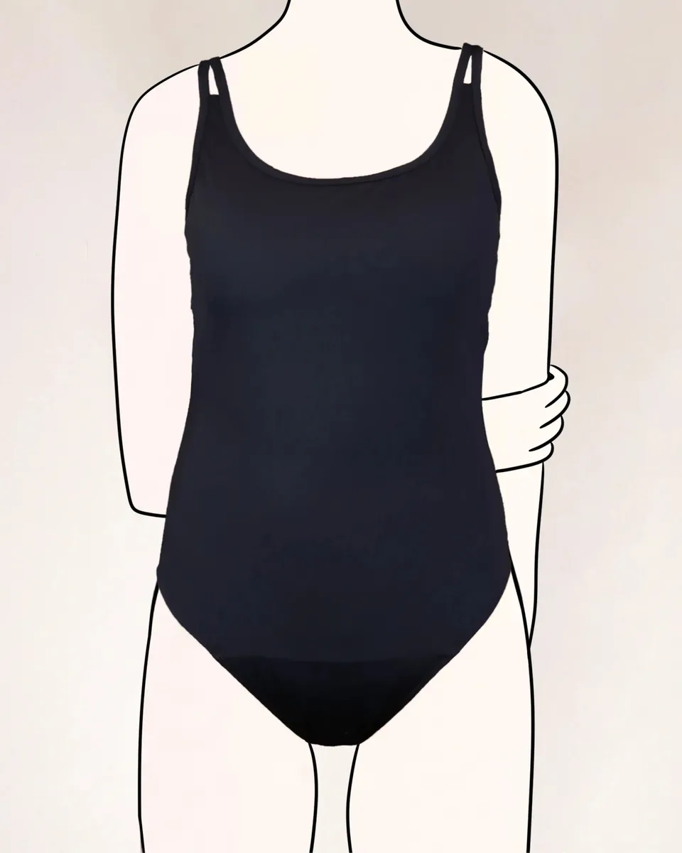 mylily-perioden-badeanzug-teens-schwarz-perioden-badeanzug-sportiv image 1