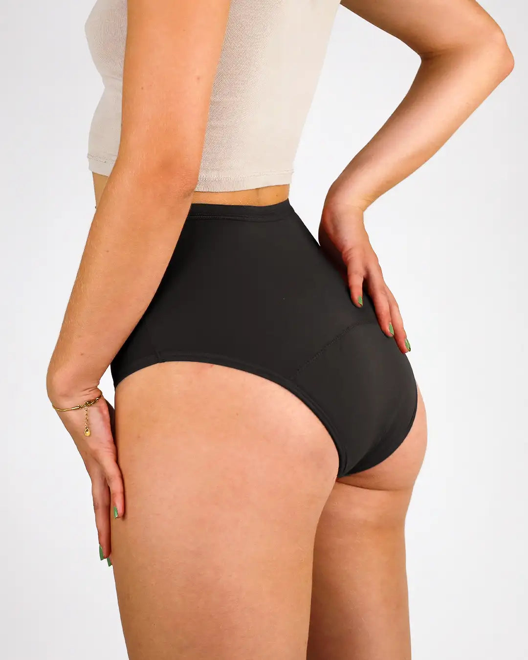 mylily-high-waist-schwarz-periodenunterw-sche-bio-baumwolle image 2