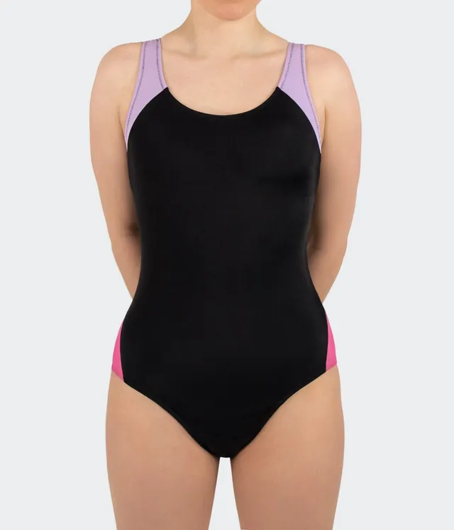 mylily-perioden-badeanzug-racerback-lila-pink image 1