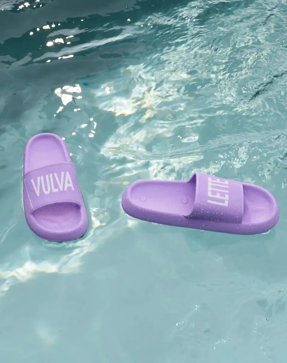 the-female-company-vulvaletten-on-clouds-slipper-limited-edition image 1