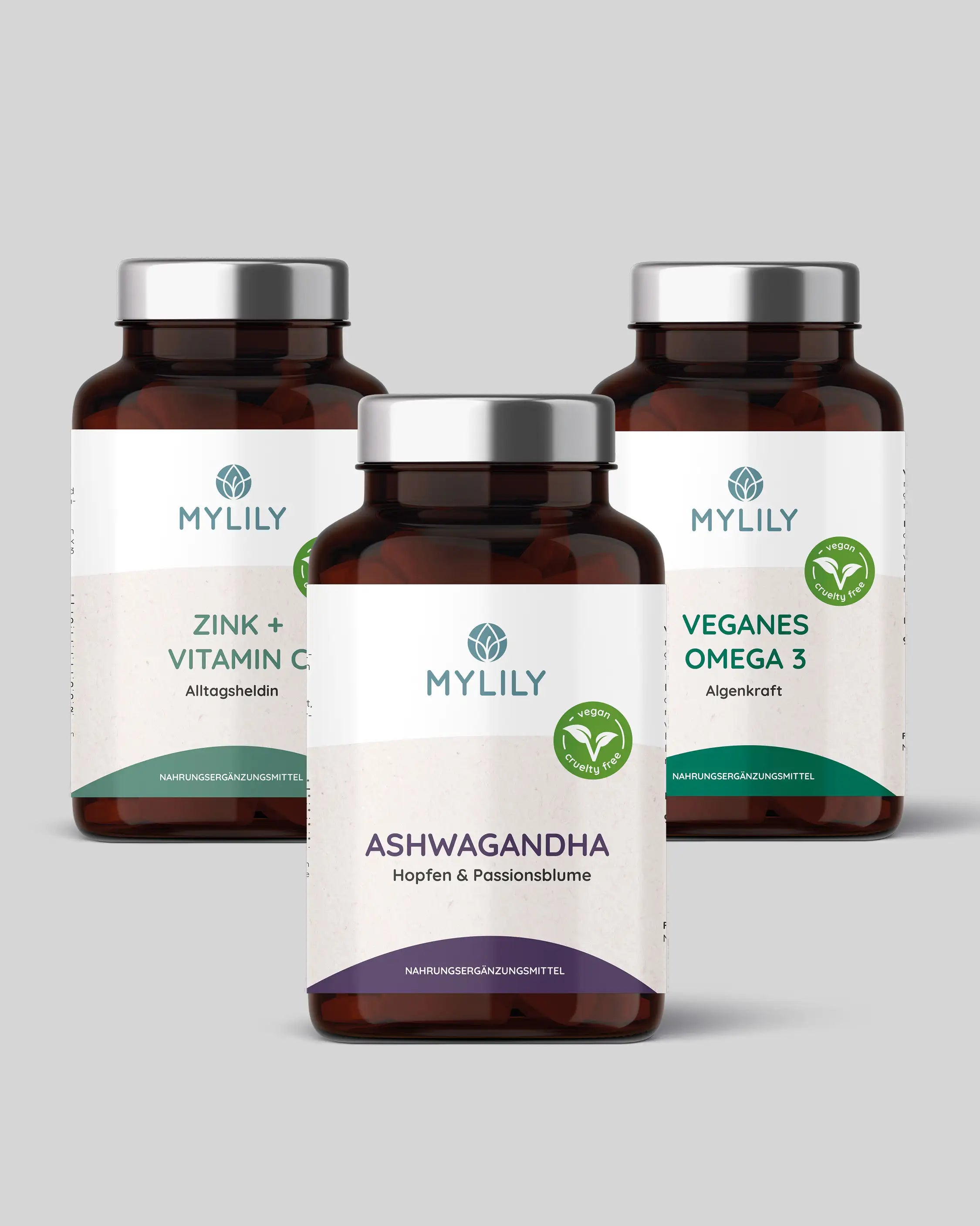 mylily-anti-stress-set-bio-ashwagandha-pulver-vitamin-b-komplex image 1