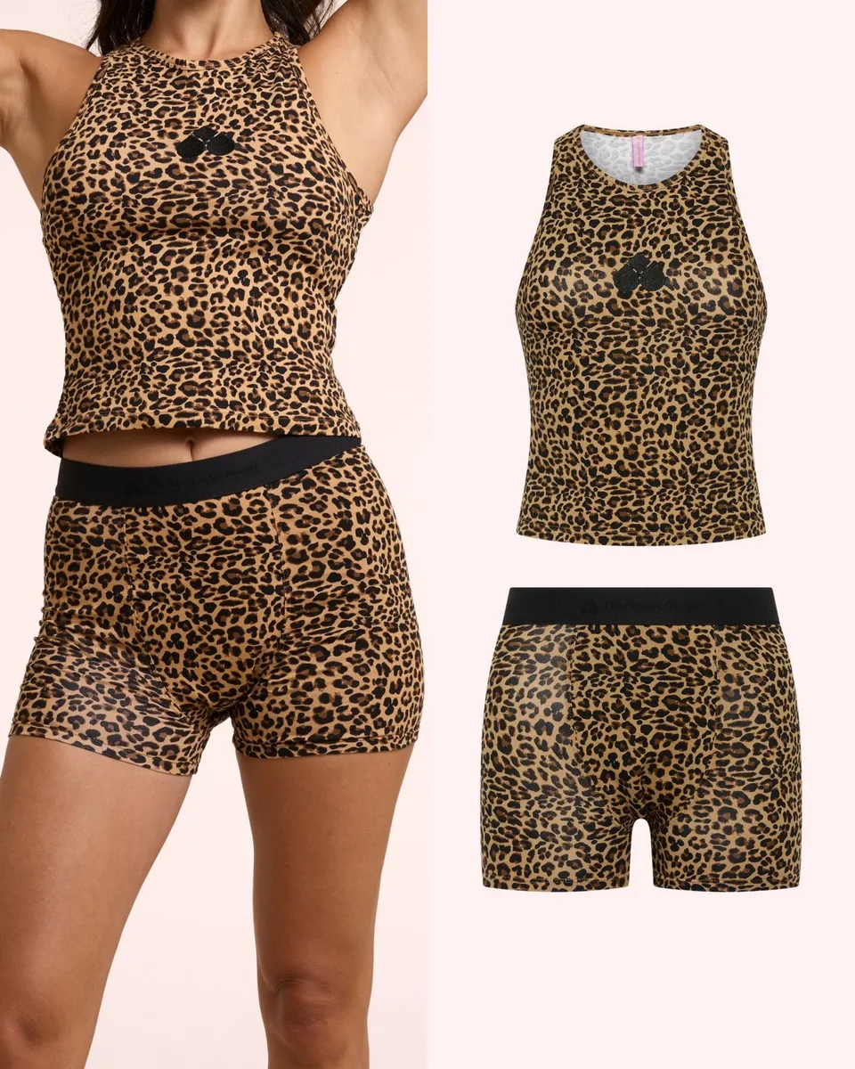 the-female-company-sleep-set-leo-night-protect-shorts-tanktop image 1