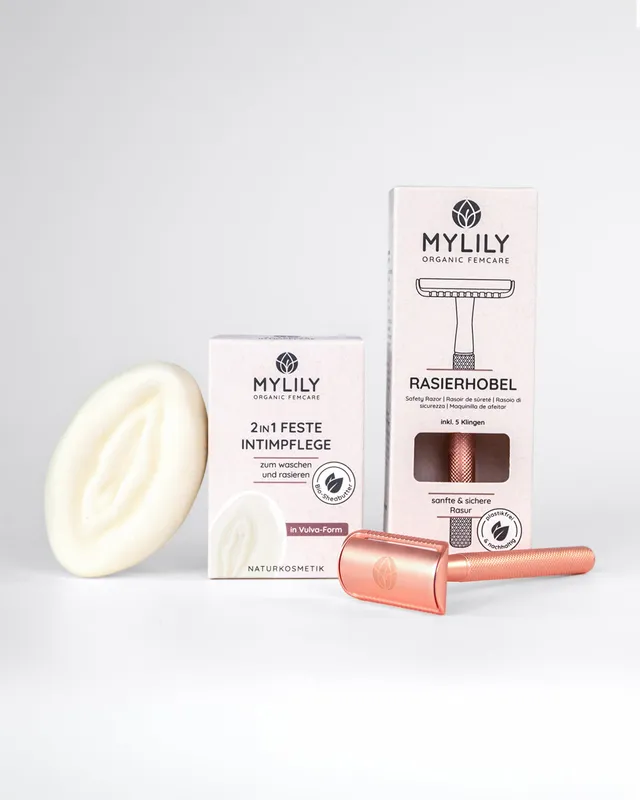 mylily-rasierpflege-set-ros-gold-rasierhobel-intim-waschst-ck image 1