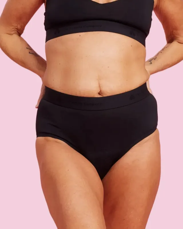 the-female-company-extra-strong-high-waist-periodenslip-bio-baumwolle-schwarz image 1