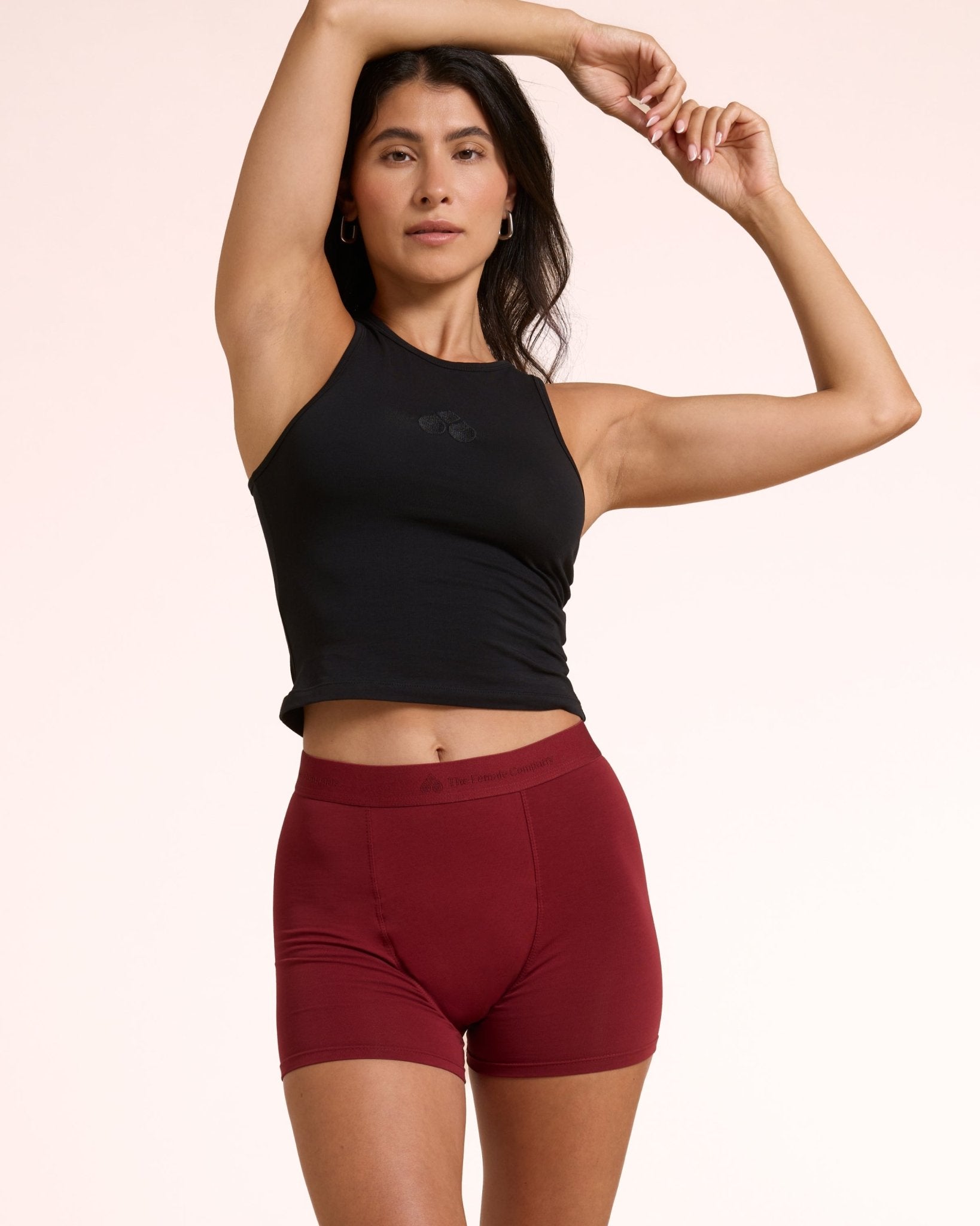 the-female-company-night-protect-period-shorts-ultra-strong-sleep-schwarz image 2