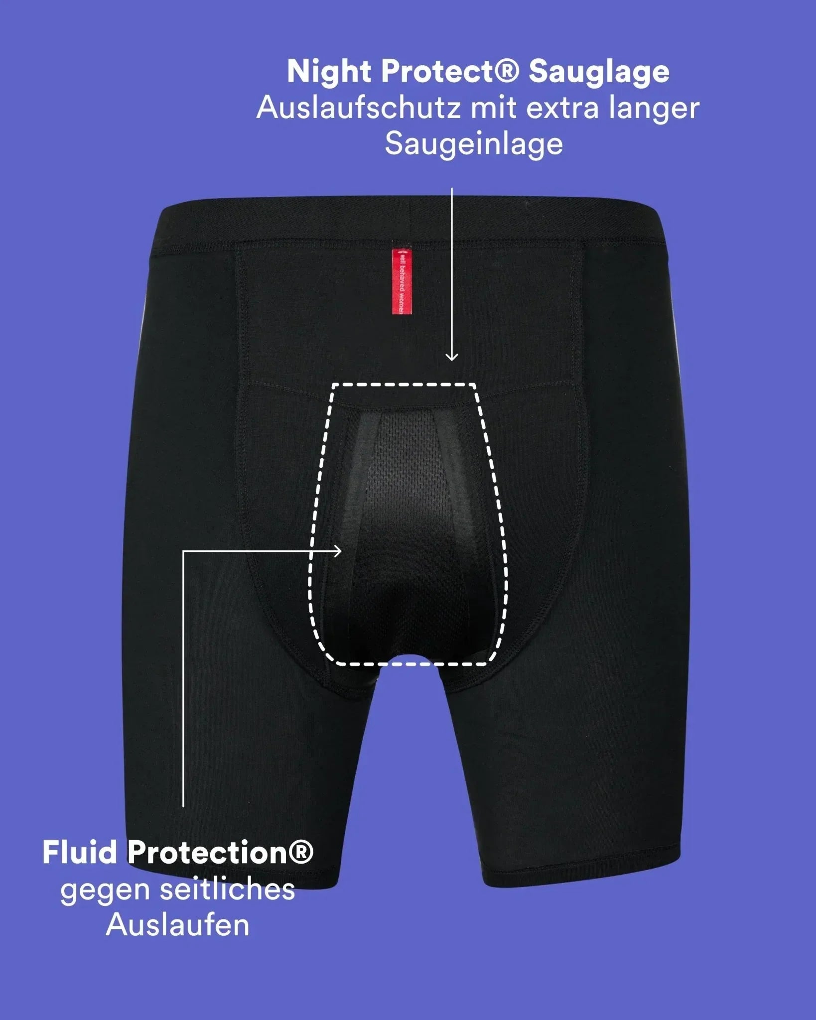 the-female-company-extra-strong-long-shorts-sleep-2-0-period-shorts image 2