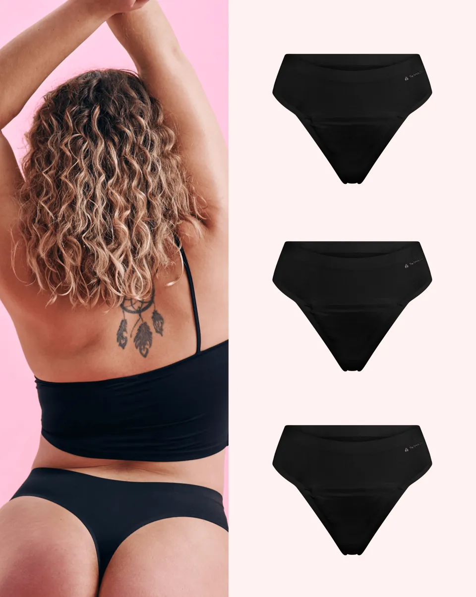 the-female-company-multipack-3x-seamless-tanga-period-panty-set image 1
