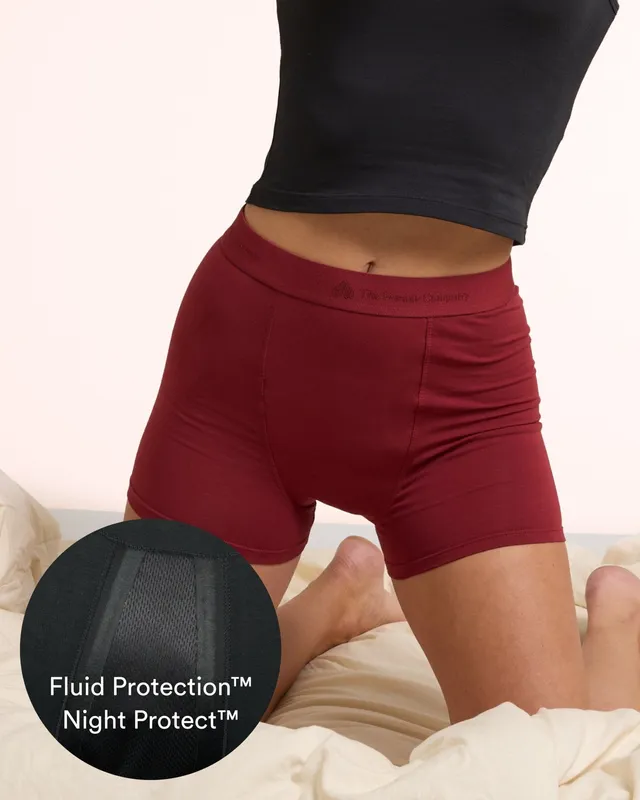 the-female-company-night-protect-period-shorts-ultra-strong-sleep-schwarz image 1