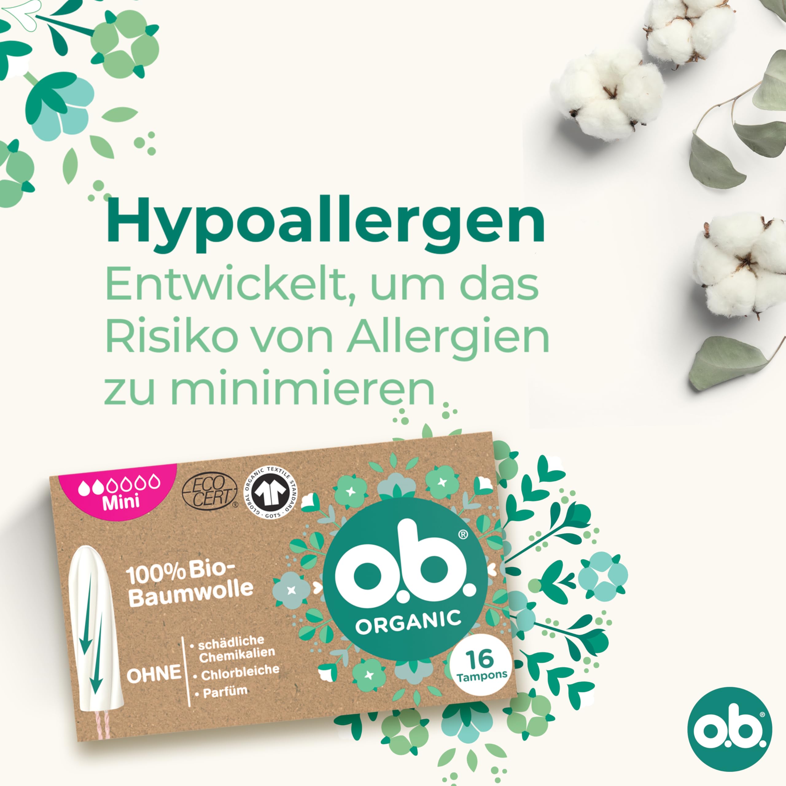 o-b-organic-mini-bio-tampons-16-st-ck-bio-baumwolle image 8