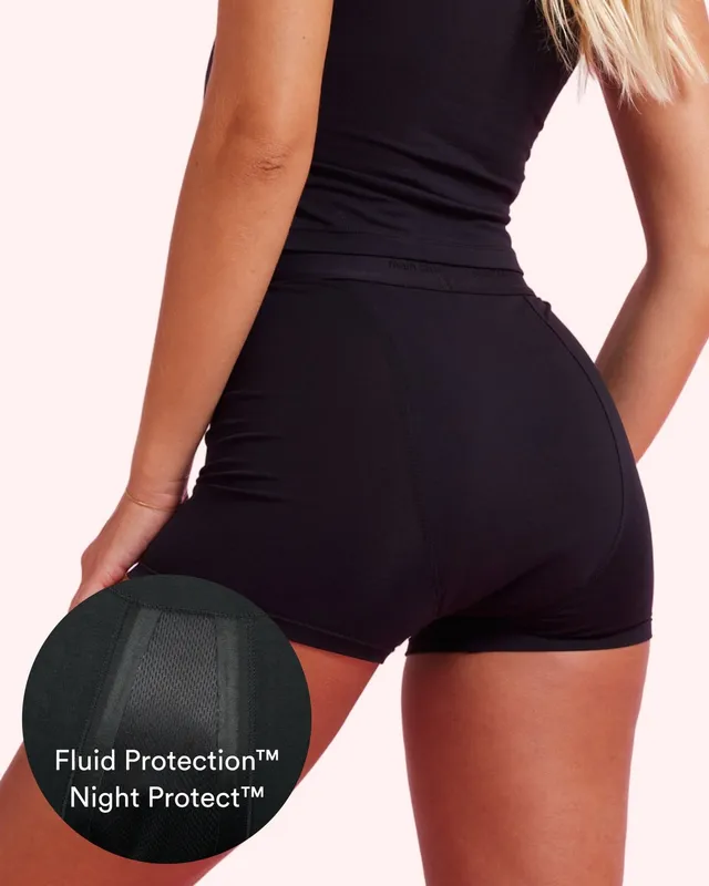 the-female-company-extra-strong-sleep-shorts-night-protect-schwarz image 1