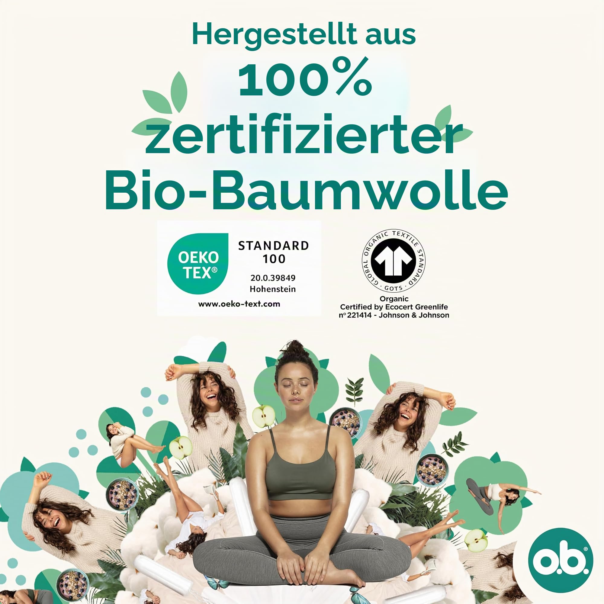 o-b-organic-mini-bio-tampons-16-st-ck-bio-baumwolle image 3