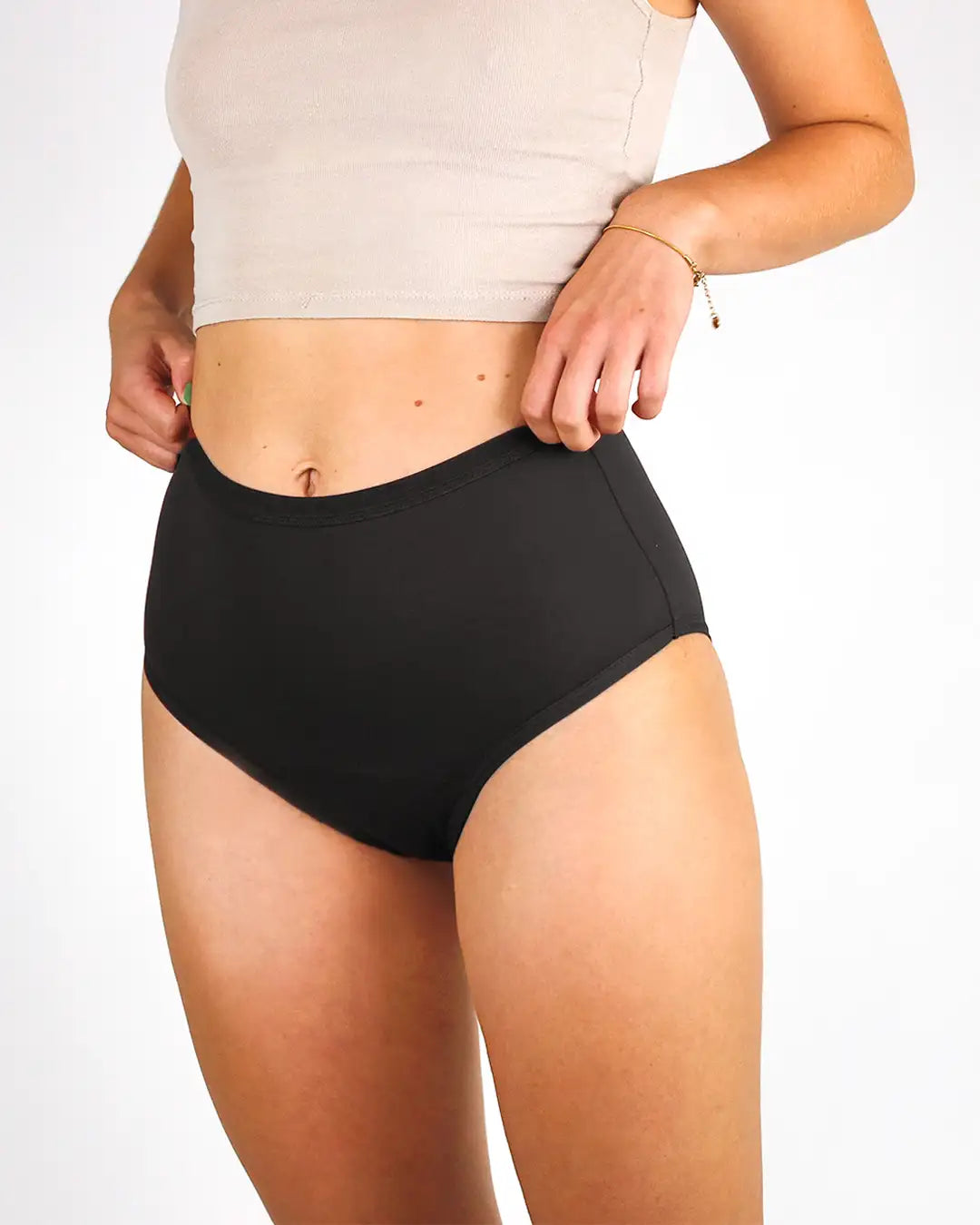 mylily-high-waist-schwarz-periodenunterw-sche-bio-baumwolle image 1