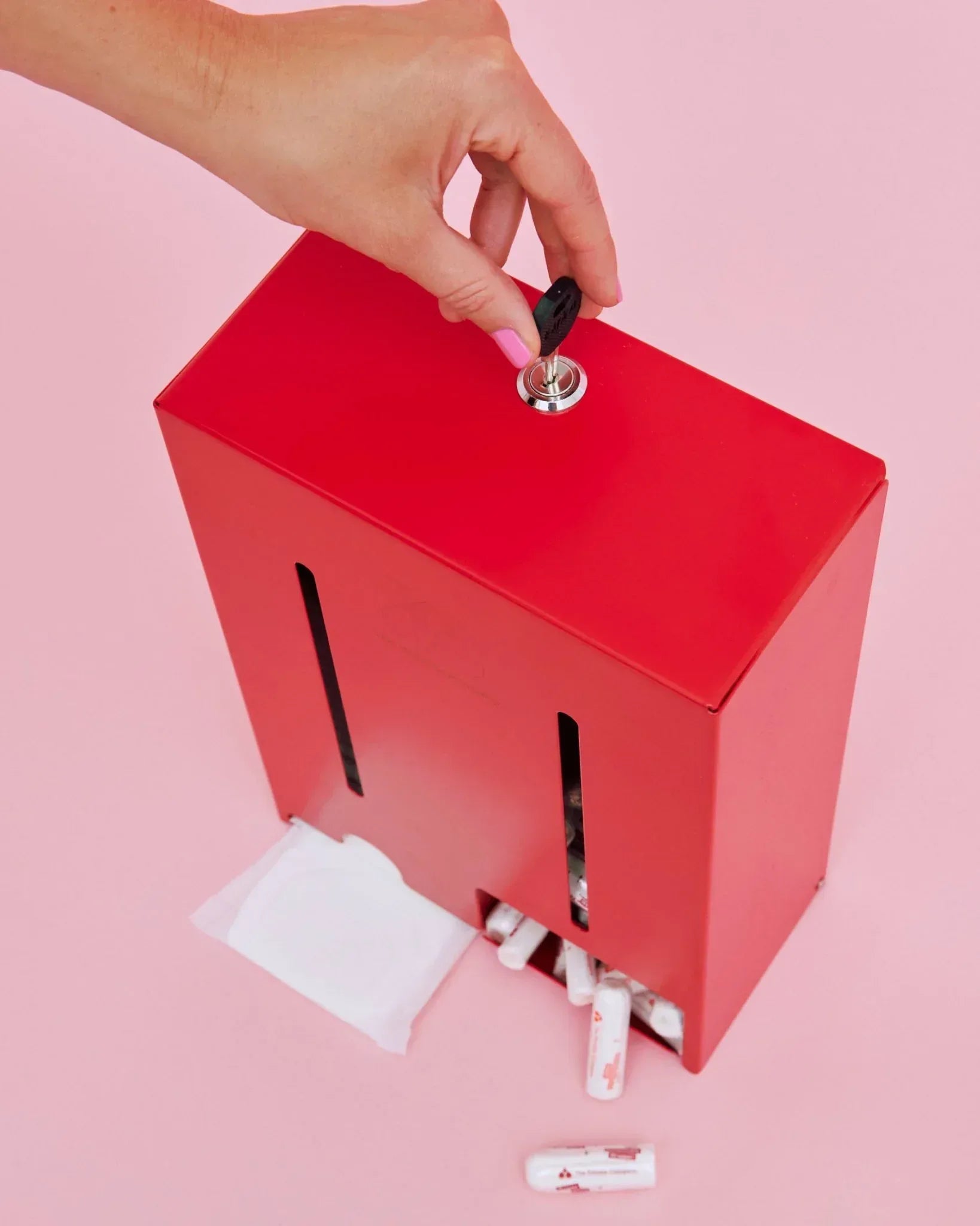 the-female-company-tampon-bindenspender-edelstahl image 3