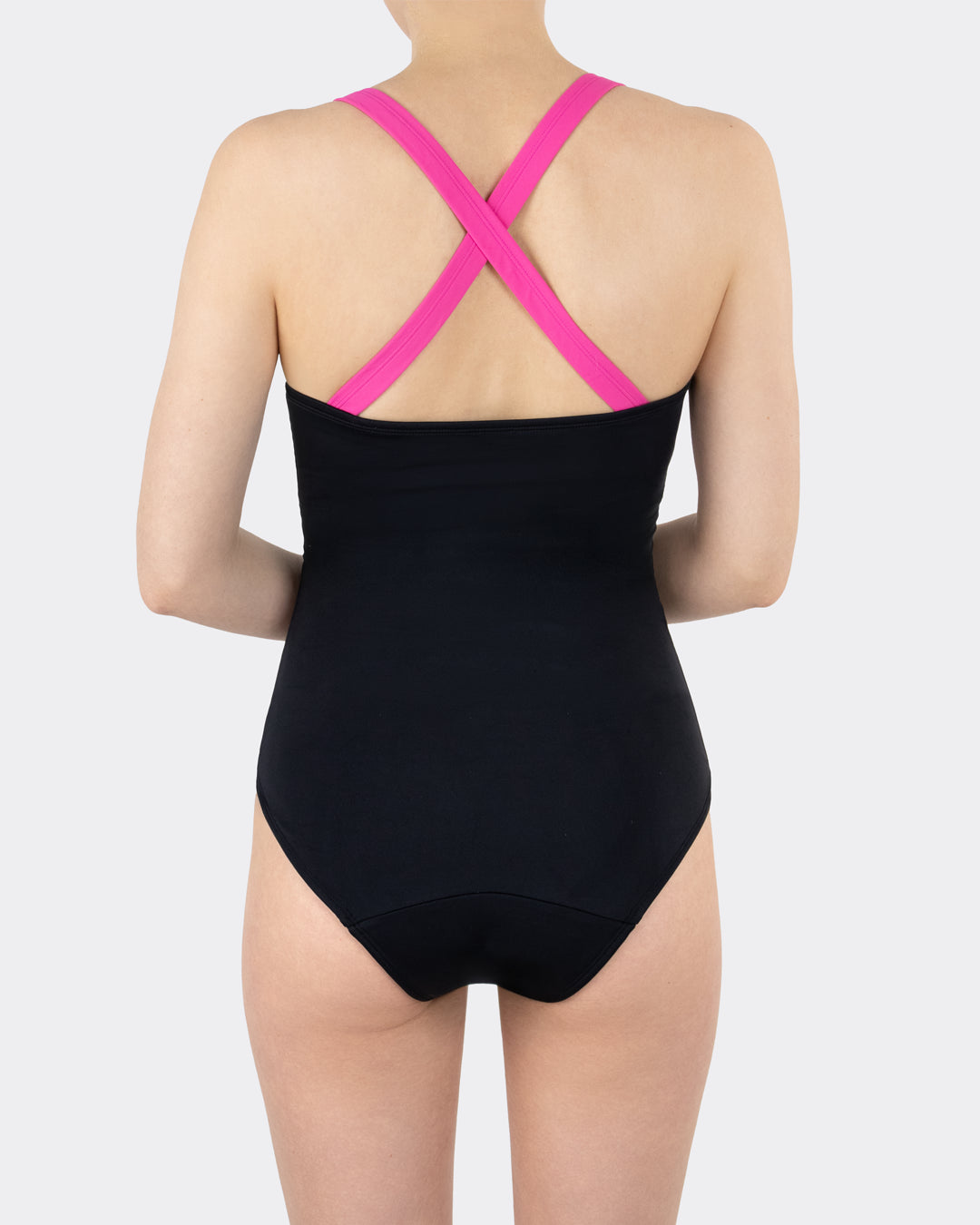mylily-teens-perioden-badeanzug-gekreuzte-tr-ger-schwarz image 3