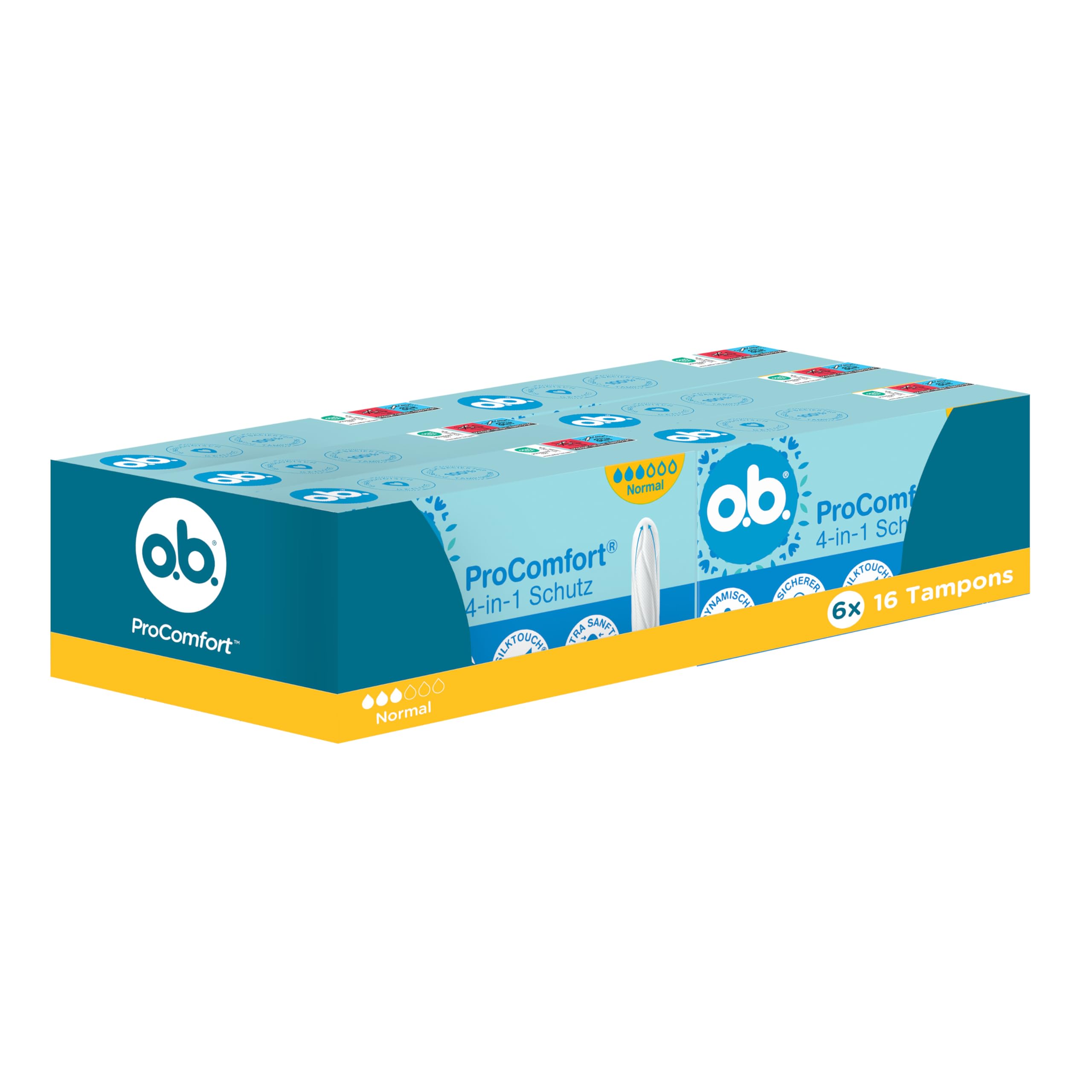 o-b-procomfort-normal-4-in-1-schutz-tampons-6-x-16-st-ck image 1