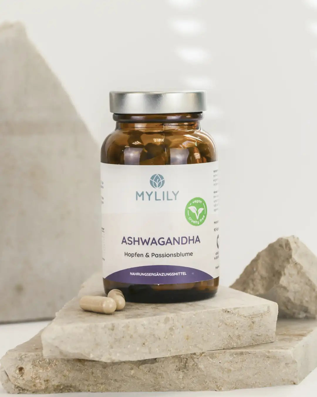 mylily-ashwagandha-l-tryptophan-passionsblume-kapseln image 2