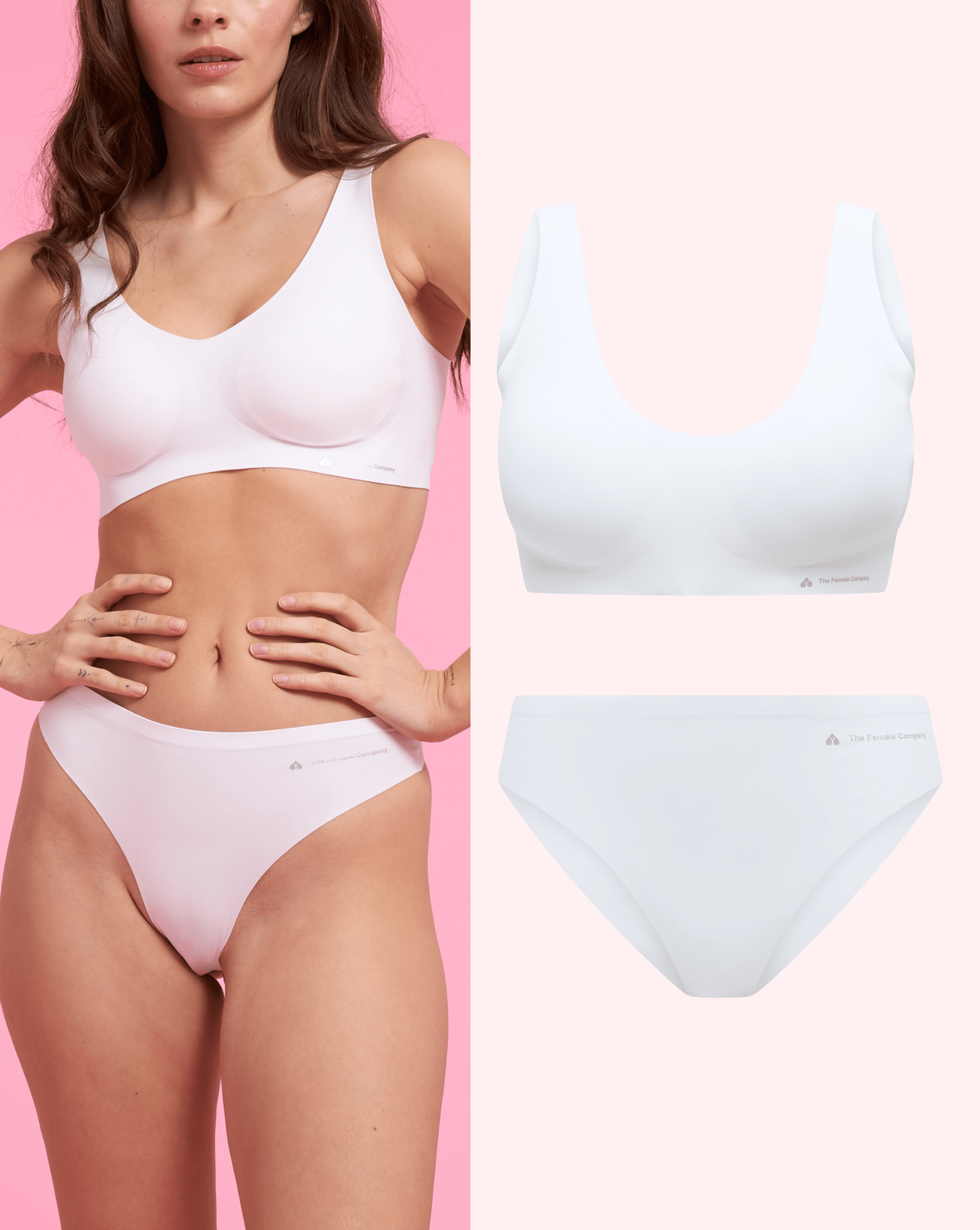 the-female-company-set-seamless-comfort-slip-bralette image 1